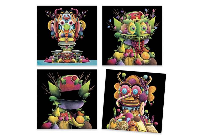 DJECO Kreativset Inspired by: Giuseppe Archinboldo Collageset Basteln DJECO Kreativset Inspired by: Giuseppe Archinboldo Collageset Basteln von DJECO