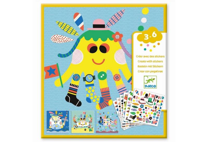 DJECO Sticker DJ08931 Stickerbilder - Meerestiere DJECO Sticker DJ08931 Stickerbilder - Meerestiere von DJECO