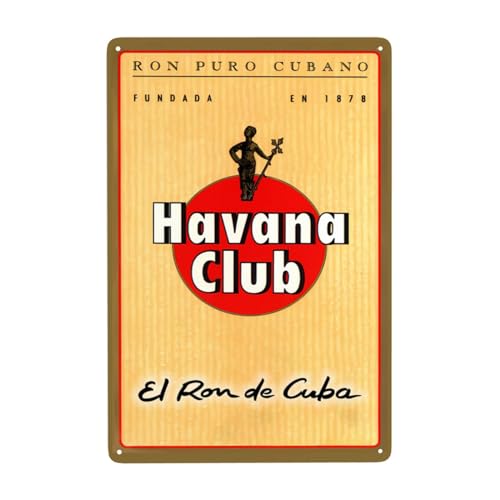 Vintage Club Blechschilder 20 x 30 cm Metallschild Retro Poster Warnschilder Blechschild Wanddekoration Geschenkschild Malerei Bar Café Restaurant Garten Park von DJFOG