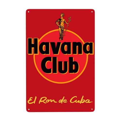 Vintage Club Blechschilder 20 x 30 cm Metallschild Retro Poster Warnschilder Blechschild Wanddekoration Geschenkschild Malerei Bar Café Restaurant Garten Park von DJFOG