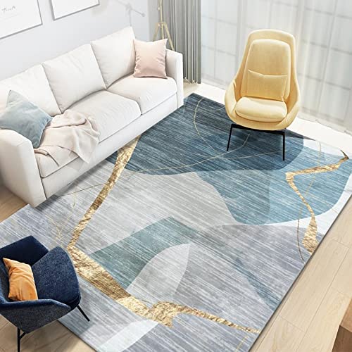 Carpeto Teppich Mehrfarbig esstisch groß webteppich Geometrischer Wohnzimmerteppich Schlafzimmer Waschbar 170x240cm Teppich bettvorleger wohnzimmerdeko von DJHWWD