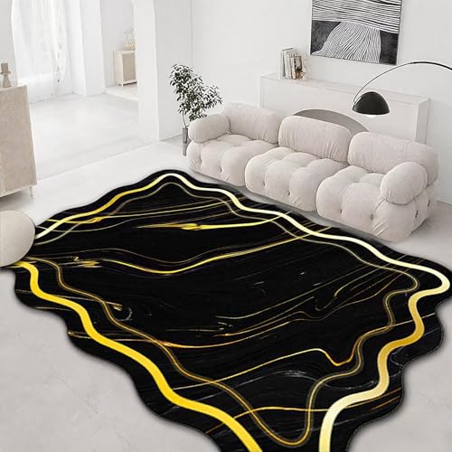 DJHWWD Dünn Vorzimmer Teppich Schwarz 160x230CM,Moderner Stil für Terrasse,Fliesen,Vorzimmer DJHWWD Dünn Vorzimmer Teppich Schwarz 160x230CM,Moderner Stil für Terrasse,Fliesen,Vorzimmer von DJHWWD