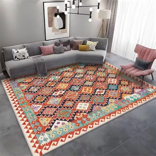 DJHWWD Elegant Bettvorleger Schlafzimmer Deko Teppich Teppiche Waschbar Mehrfarbiger für das von Erwachsenen 120x200CM orange Kurzflor Balkon Outdoor DJHWWD Elegant Bettvorleger Schlafzimmer Deko Teppich Teppiche Waschbar Mehrfarbiger für das von Erwachsenen 120x200CM orange Kurzflor Balkon Outdoor von DJHWWD