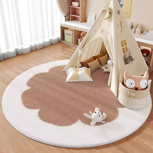 DJHWWD Flurteppiche Waschbar Moderne Runde Form Fußmatten Innen für Küchen,Eingang,Esszimmer 80X80cm DJHWWD Flurteppiche Waschbar Moderne Runde Form Fußmatten Innen für Küchen,Eingang,Esszimmer 80X80cm von DJHWWD