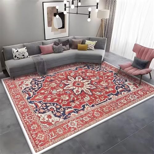 DJHWWD Kinderteppiche Jungs Kuschelige Teppiche Teppich ankleidezimmer Blauer waschbarer 70x140CM rot Flur Dekoration Wohnzimmer von DJHWWD
