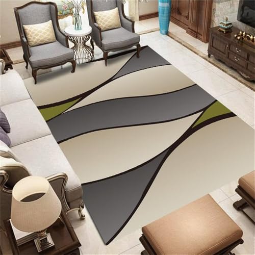 DJHWWD Kinderteppiche Teppich Bett Grüner verschleißfester und langlebiger 170x240CM Grau Mädchen Rug billig von DJHWWD