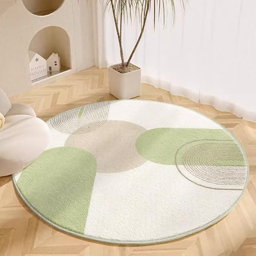DJHWWD Kinderzimmerteppich Rutschfester Weiße Moderne Fußmatten für Schlafzimmer,Küchen,Eingangs 80X80cm DJHWWD Kinderzimmerteppich Rutschfester Weiße Moderne Fußmatten für Schlafzimmer,Küchen,Eingangs 80X80cm von DJHWWD
