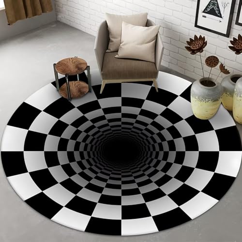 DJHWWD Kuschel Teppich Rutschfester Teppich Groß Modernes Schwarz-Weiß für Küchen,Flur,Wohnzimmer 200X200CM DJHWWD Kuschel Teppich Rutschfester Teppich Groß Modernes Schwarz-Weiß für Küchen,Flur,Wohnzimmer 200X200CM von DJHWWD