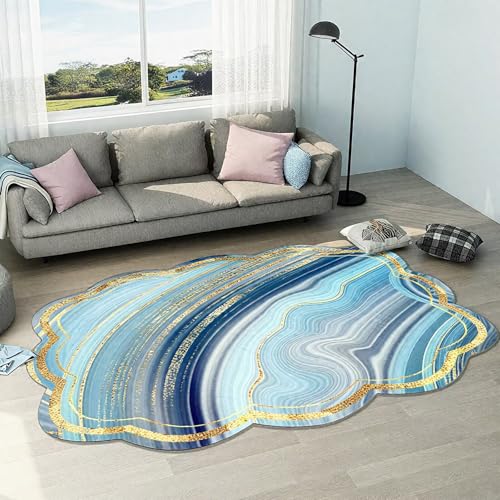 DJHWWD Kuschelig Weich Balkon Teppich Himmelblau 120x160CM,Moderner Stil für Matt Floor,Esstisch,Terassenaussen DJHWWD Kuschelig Weich Balkon Teppich Himmelblau 120x160CM,Moderner Stil für Matt Floor,Esstisch,Terassenaussen von DJHWWD