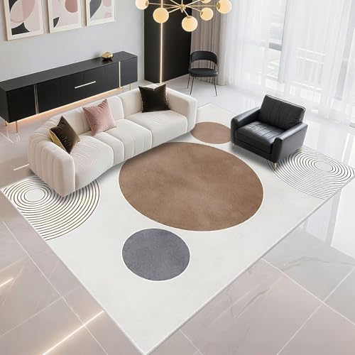 DJHWWD Outdoor Teppiche Umweltfreundlich 120x160cm, Braun Grau Moderner Minimalismus für Küchen und Esszimmer DJHWWD Outdoor Teppiche Umweltfreundlich 120x160cm, Braun Grau Moderner Minimalismus für Küchen und Esszimmer von DJHWWD