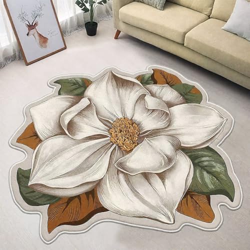 DJHWWD Pflegeleicht Teppich Jugendzimmer Jungen Groß Beige 200x200CM,Blumenmuster für Innen,Eingangsinnen,Esszimmer DJHWWD Pflegeleicht Teppich Jugendzimmer Jungen Groß Beige 200x200CM,Blumenmuster für Innen,Eingangsinnen,Esszimmer von DJHWWD