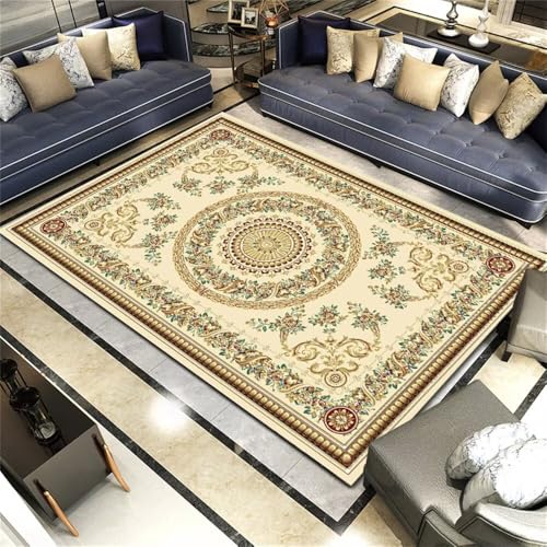 DJHWWD Rugs Washable Esszimmer Zubehör Mehrfarbiger Retro-Blumenteppich 90x120CM Gelb Kinderteppich Wald cool Waschbarer Teppich outdoorteppich DJHWWD Rugs Washable Esszimmer Zubehör Mehrfarbiger Retro-Blumenteppich 90x120CM Gelb Kinderteppich Wald cool Waschbarer Teppich outdoorteppich von DJHWWD