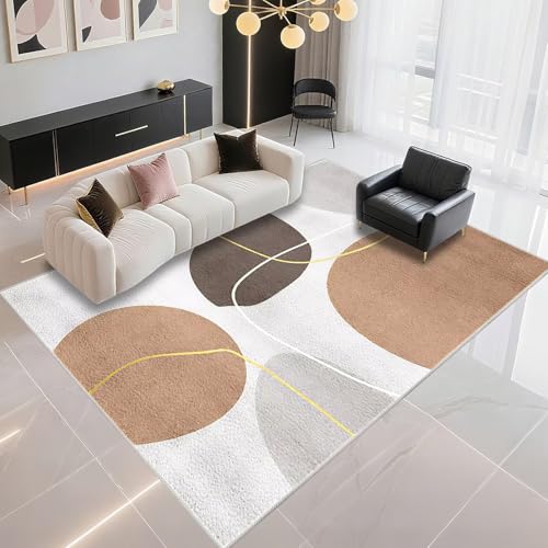 DJHWWD Schöne Teppich Einfach Zu Säubern 120x140cm, Braun Grau Moderner Minimalismus für Esszimmer und Küchen DJHWWD Schöne Teppich Einfach Zu Säubern 120x140cm, Braun Grau Moderner Minimalismus für Esszimmer und Küchen von DJHWWD