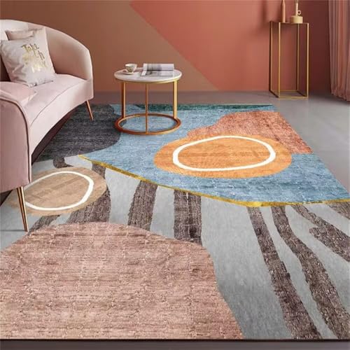 DJHWWD Teppich Jungen Designer Teppiche Anti Rutsch Kinderzimmer Grauer orangefarbener moderner 180x250CM blau Kinderteppich Klein Creative Color Matching DJHWWD Teppich Jungen Designer Teppiche Anti Rutsch Kinderzimmer Grauer orangefarbener moderner 180x250CM blau Kinderteppich Klein Creative Color Matching von DJHWWD