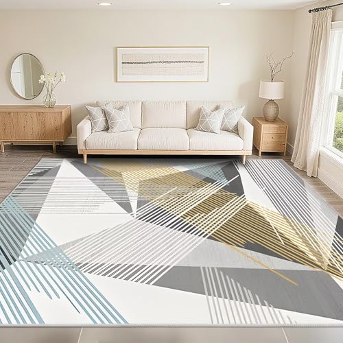 DJHWWD Teppich Schlafzimmer 110X150cm,Graue Moderne Kunst Kuschelig Weich,Kurzflor,Waschbar für Terrasse,Kinderzimmer,Wohnungs DJHWWD Teppich Schlafzimmer 110X150cm,Graue Moderne Kunst Kuschelig Weich,Kurzflor,Waschbar für Terrasse,Kinderzimmer,Wohnungs von DJHWWD