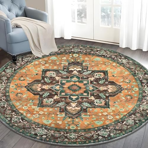 DJHWWD Teppich Vorzimmer Waschbar In Waschmaschine Teppich Gross Blumenmuster für Eingangsbereich,Esszimmer,Küchen 200X200CM DJHWWD Teppich Vorzimmer Waschbar In Waschmaschine Teppich Gross Blumenmuster für Eingangsbereich,Esszimmer,Küchen 200X200CM von DJHWWD