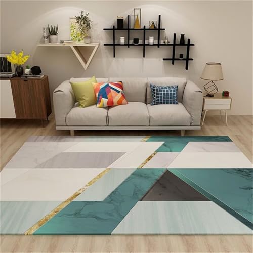 DJHWWD Teppich Waschbar Bettvorleger Schlafzimmer Kinderteppich Wald EIN Grauer Teppich, der leicht zu pflegen ist. 70x140CM Grün Creative Color Matching läufer DJHWWD Teppich Waschbar Bettvorleger Schlafzimmer Kinderteppich Wald EIN Grauer Teppich, der leicht zu pflegen ist. 70x140CM Grün Creative Color Matching läufer von DJHWWD