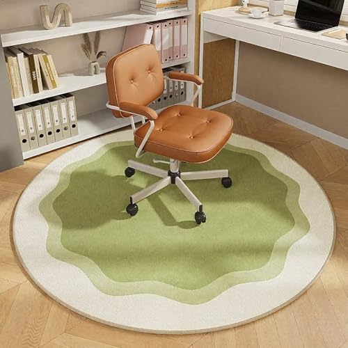 DJHWWD Teppichboden Flach Teppich Groß Grüne Runde Moderne für Wohnzimmer,Haustür,Schlafzimmer 200X200CM DJHWWD Teppichboden Flach Teppich Groß Grüne Runde Moderne für Wohnzimmer,Haustür,Schlafzimmer 200X200CM von DJHWWD