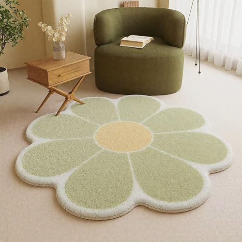 DJHWWD Teppichboden Flach Teppich Groß Hellgrünes Blumenmuster für Wohnzimmer,Haustür,Schlafzimmer 180X180cm DJHWWD Teppichboden Flach Teppich Groß Hellgrünes Blumenmuster für Wohnzimmer,Haustür,Schlafzimmer 180X180cm von DJHWWD