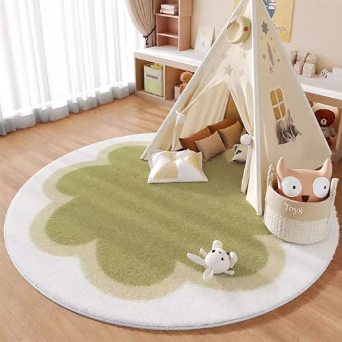 DJHWWD Teppiche Fürs Kinderzimmer Waschbar Moderne Runde Form Fußmatten Innen für Küchen,Terrasse,Esszimmer 60X60cm DJHWWD Teppiche Fürs Kinderzimmer Waschbar Moderne Runde Form Fußmatten Innen für Küchen,Terrasse,Esszimmer 60X60cm von DJHWWD