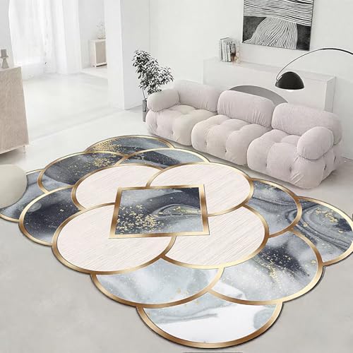 DJHWWD Waschbar In Waschmaschine Flurteppich Grau 120x140CM,Moderne Geometrie für Neben Bett,Gaming Zimmer,Unter Schreibtischstuhl DJHWWD Waschbar In Waschmaschine Flurteppich Grau 120x140CM,Moderne Geometrie für Neben Bett,Gaming Zimmer,Unter Schreibtischstuhl von DJHWWD