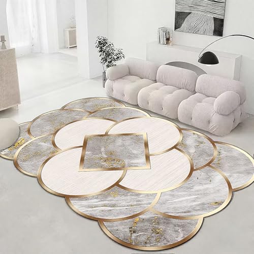 DJHWWD Weich Teppich Esstisch Hellgrau 140x200CM,Moderner Stil für Esszimmer,Fliesen,Terrasse DJHWWD Weich Teppich Esstisch Hellgrau 140x200CM,Moderner Stil für Esszimmer,Fliesen,Terrasse von DJHWWD