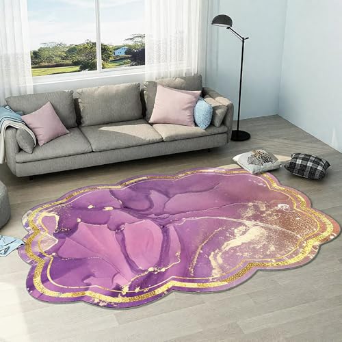 DJHWWD Weich Teppich Kinder Violett 170x240CM,Abstrakte Kunst für Vorzimmer,Büro,Wohnzimmer DJHWWD Weich Teppich Kinder Violett 170x240CM,Abstrakte Kunst für Vorzimmer,Büro,Wohnzimmer von DJHWWD