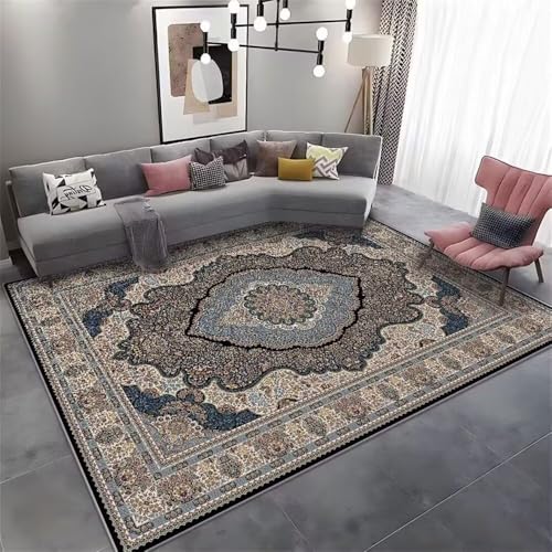 DJHWWD Wohnzimmer Teppichboden Teppich Kinderzimmer Waschbar dünner Mehrfarbiger, schmutzresistenter und pflegeleichter Teppich. 100x160CM blau tepich Flur DJHWWD Wohnzimmer Teppichboden Teppich Kinderzimmer Waschbar dünner Mehrfarbiger, schmutzresistenter und pflegeleichter Teppich. 100x160CM blau tepich Flur von DJHWWD