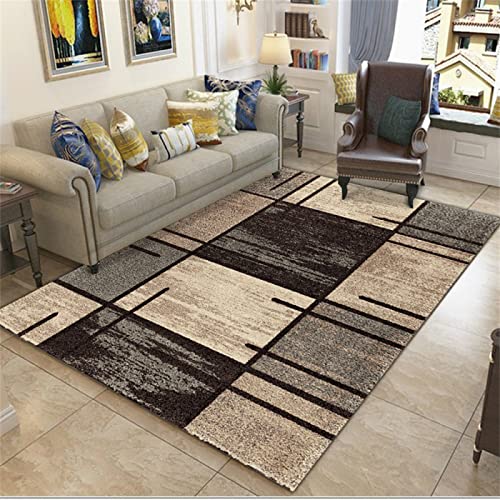 DJHWWD kinderspielteppich Gleitschutz Teppich Brauner Kurzflor-Teppich Rechteckiger Wohnzimmerteppich Jugendzimmer 120X180CM DJHWWD kinderspielteppich Gleitschutz Teppich Brauner Kurzflor-Teppich Rechteckiger Wohnzimmerteppich Jugendzimmer 120X180CM von DJHWWD