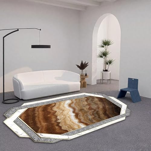 DJHWWD rutschfest Und Outdoor Teppich Braun 120x140CM,Moderner Stil für Terrasse,Gaming Zimmer,Unter Schreibtischstuhl DJHWWD rutschfest Und Outdoor Teppich Braun 120x140CM,Moderner Stil für Terrasse,Gaming Zimmer,Unter Schreibtischstuhl von DJHWWD