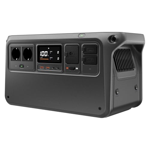 DJI Power 1000 V2 Tragbare Powerstation 1024Wh, 2600W Power Station Solar, LiFePO4 Akku, Kompakte Größe, Schnellladung in 37 Min. von 0% auf 80%, Elektrischer Generator für Camping/Zuhause/Wohnmobile DJI Power 1000 V2 Tragbare Powerstation 1024Wh, 2600W Power Station Solar, LiFePO4 Akku, Kompakte Größe, Schnellladung in 37 Min. von 0% auf 80%, Elektrischer Generator für Camping/Zuhause/Wohnmobile von DJI