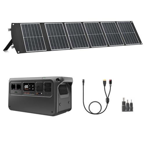 DJI Power 1000 V2 Tragbare Powerstation 1024Wh, 2600W Power Station Solar mit 1 x 100 W faltbarem Solarpanel, Elektrischer Generator für Camping/Zuhause/Wohnmobile. DJI Power 1000 V2 Tragbare Powerstation 1024Wh, 2600W Power Station Solar mit 1 x 100 W faltbarem Solarpanel, Elektrischer Generator für Camping/Zuhause/Wohnmobile. von DJI