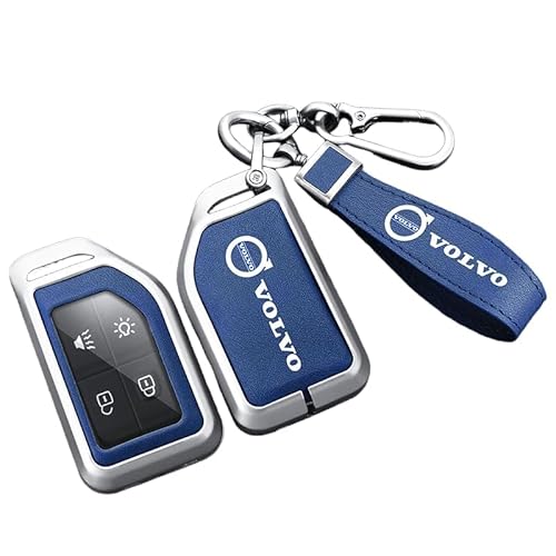 DJJNHF Schlüsselschutzhülle für Auto für Volvo C30 C40 C70 EX30 S40 S60 S80 S90 XC40 XC60 XC70 XC90 Rdesign, Stoßfestigkeit und Staubdichtigkeit für Autobesitzer im Alltag und Auf Reisen von DJJNHF