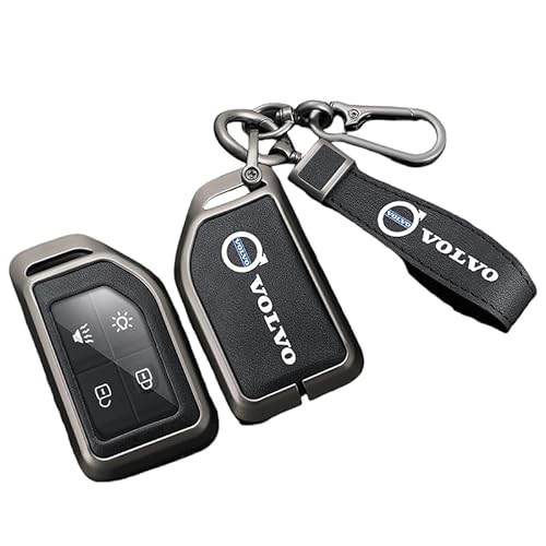 DJJNHF Schlüsselschutzhülle für Auto für Volvo C30 C40 C70 EX30 S40 S60 S80 S90 XC40 XC60 XC70 XC90 Rdesign, Stoßfestigkeit und Staubdichtigkeit für Autobesitzer im Alltag und Auf Reisen von DJJNHF