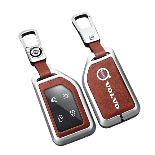 DJJNHF Schlüsselschutzhülle für Auto für Volvo XC40 C40 Recharge 2018 2019 2020 2021 2022 2023 2024, Stoßfestigkeit und Staubdichtigkeit für Autobesitzer im Alltag und Auf Reisen von DJJNHF