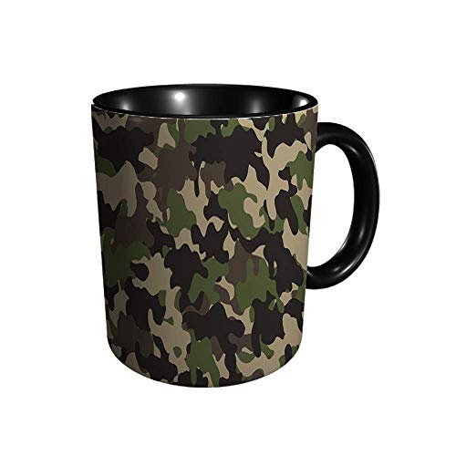 DJNGN Camouflage Y Ceramic Coffee Mug Strumpffüller 330ml 11oz von DJNGN