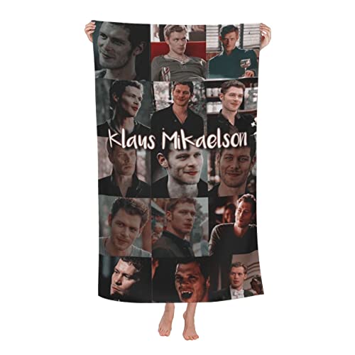 Elijah Strandtuch Mikaelson Badetuch Decke Mikrofaser Schnelltrocknend Super saugfähig Leichtes Handtuch für Reisen Pool Schwimmen Bad Camping Yoga 32X52in von DJNGN