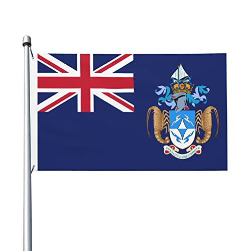 Flagge von Tristan Da Cunha, 90 x 150 cm, für den Außenbereich, Dekoration, leichtes Banner, für Zuhause, Partys, Hof, 3 x 5 Flaggen von DJNGN