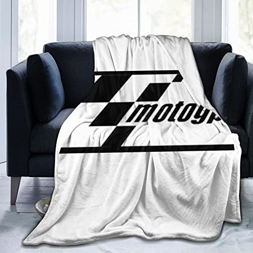 Überwurf Flanelldecken für Moto-Gp Bed Chair Couch Sofa Warme gemütliche weiche Fleecedecke Geschenke für Kinder Erwachsene 80"X60" von DJNGN