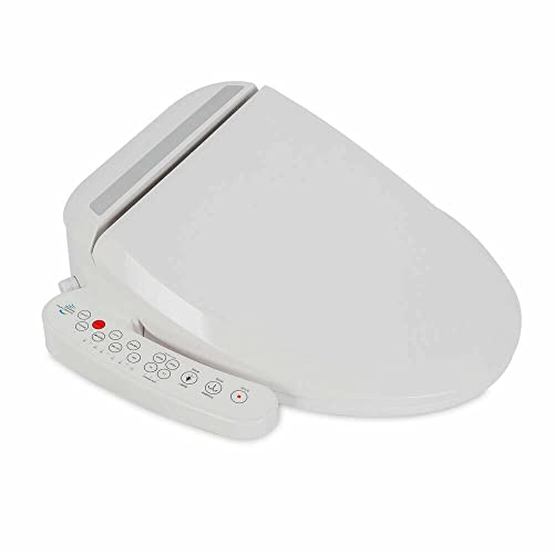 Toilettensitz Bidet,Japanische Toilette Mit Düse Sitz Intelligenter,Smart Dusch WC Bidet Aufsatz für toilette Toilettensitz Elektrisch Gewärmter Sitz Absenkautomatik, Warme Lufttrocknung von DJOAIUYF