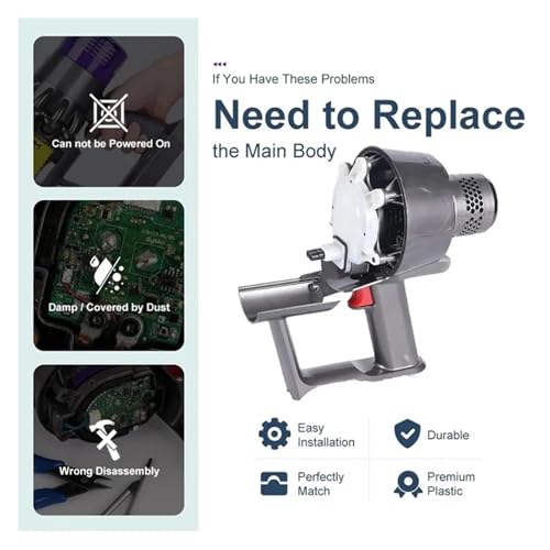 A72P Hauptkörper-Ersatzteilplatine Motorbaugruppe, Kompatibel Mit Dyson V11 SV16 SV29, Staubsaugerteile Host-Griffschale A72P Hauptkörper-Ersatzteilplatine Motorbaugruppe, Kompatibel Mit Dyson V11 SV16 SV29, Staubsaugerteile Host-Griffschale von DJPBHATSE