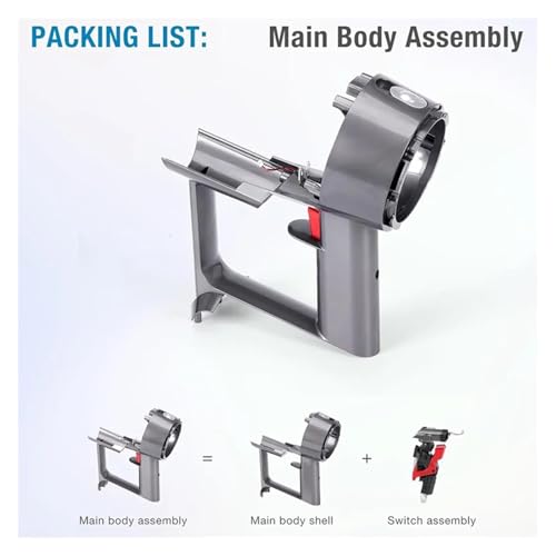 A7THK-2X Hauptkörper-Baugruppengehäuse-Ersatz, Kompatibel Mit Dyson V10 SV12, Staubsauger-Hauptkörper-Service-Baugruppengehäuse A7THK-2X Hauptkörper-Baugruppengehäuse-Ersatz, Kompatibel Mit Dyson V10 SV12, Staubsauger-Hauptkörper-Service-Baugruppengehäuse von DJPBHATSE