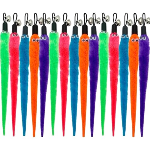 DJSKLDF Katzenangel Cat Toys Wand Refills Interactive Toy Replacement Worm Worms Refill Attachments for(50 pcs) von DJSKLDF