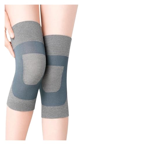 DJSKLDF Warm Knee Pads 1 Pair Knee Warmers For Women Men Brace Support Compression Sleeve Leg Warmer Winter Cycling Ski Running Pad(Gray-Short Style,L for 60-75kg) von DJSKLDF