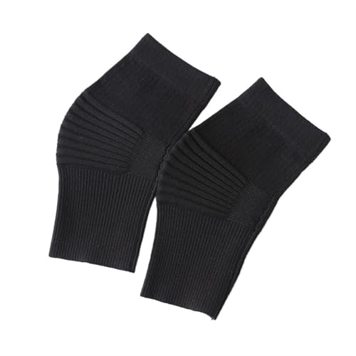 DJSKLDF Warm Knee Pads 1 Pair Unisex Cashmere Knee Warmers Brace Pads Winter Warm Thermal Protector Sleeve For Women Men(Black,XL) von DJSKLDF