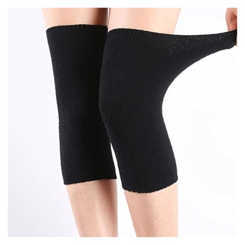 DJSKLDF Warm Knee Pads 1 Pair Winter Warm Knee Pads Leg Support For Universal Holding the Heat Soft and Comfortable(Black) von DJSKLDF