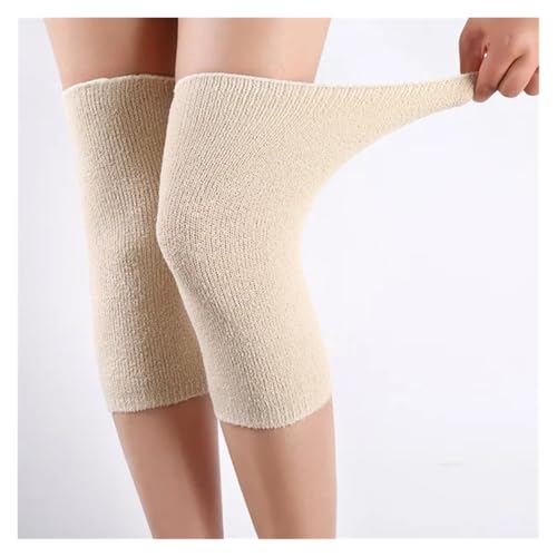 DJSKLDF Warm Knee Pads 1 Pair Winter Warm Knee Pads Leg Support For Universal Holding the Heat Soft and Comfortable(Camel) von DJSKLDF