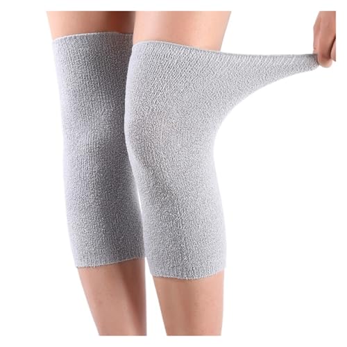 DJSKLDF Warm Knee Pads 1 Pair Winter Warm Knee Pads Leg Support For Universal Holding the Heat Soft and Comfortable(Grey) von DJSKLDF