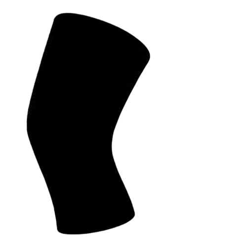 DJSKLDF Warm Knee Pads 1 Pcs Knee Pads Support Protector Leg Gym Sleeve Elasticated Bandage Charcoal Knitted Warm Kneepads(Black,XL) von DJSKLDF