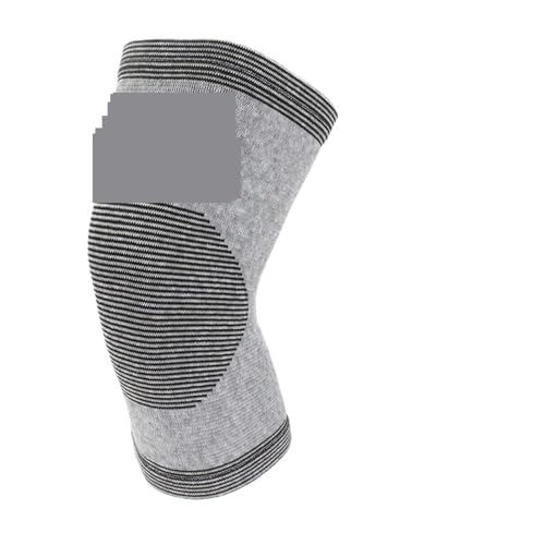 DJSKLDF Warm Knee Pads 1 Pcs Knee Pads Support Protector Leg Gym Sleeve Elasticated Bandage Charcoal Knitted Warm Kneepads(Dark gray,M) von DJSKLDF